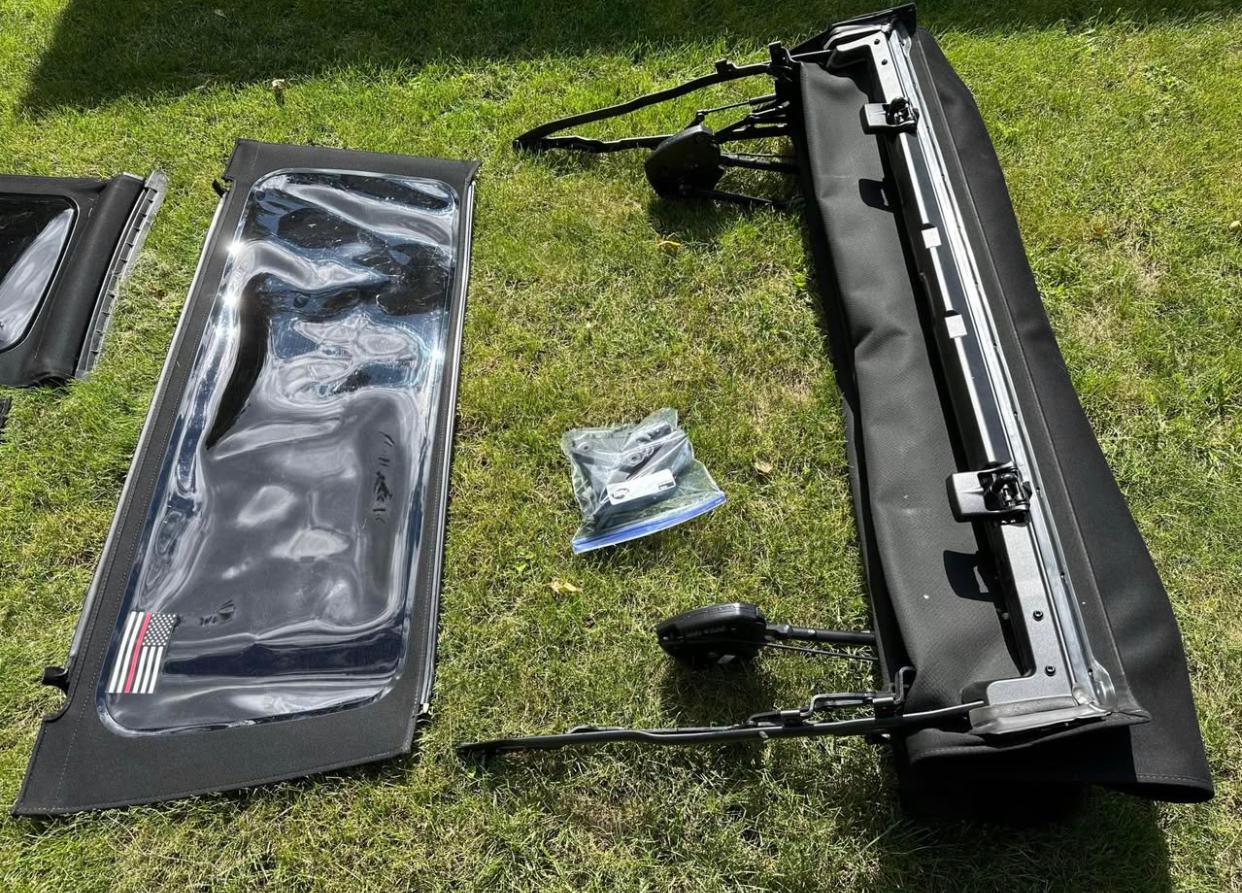 Jeep wrangler 2007-2018 4 doors soft top